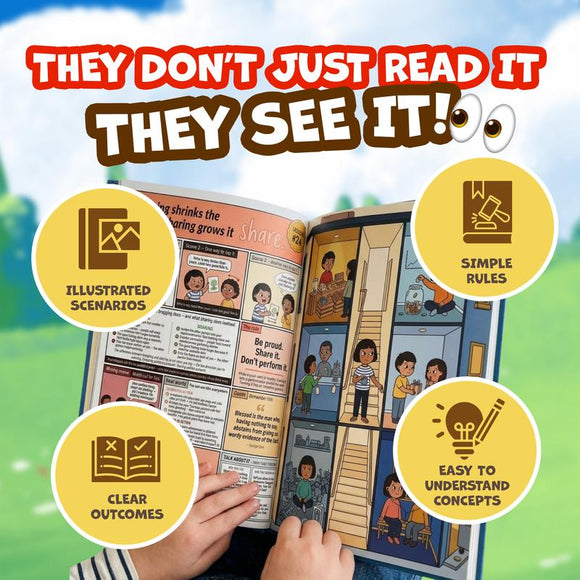 Inside pages of The Picture Playbook of Life Lessons for Kids